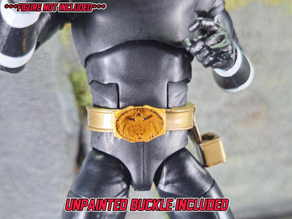 Black Wild Force / Gaoranger Ranger Helmet | Lightning Collection / 1:12 Accessory | 3D Printed