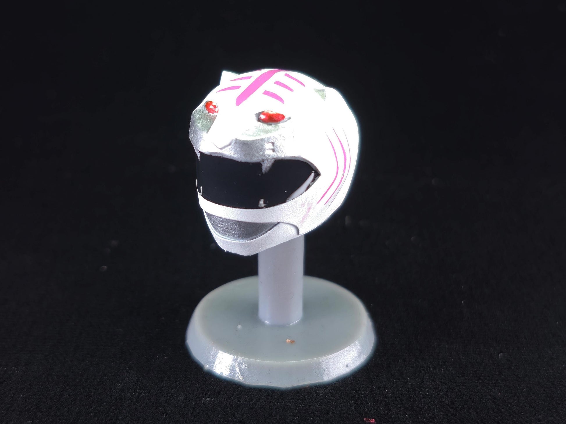 White Wild Force / Gaoranger Ranger Helmet | Lightning Collection / 1:12 Accessory | 3D Printed
