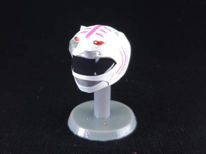 White Wild Force / Gaoranger Ranger Helmet | Lightning Collection / 1:12 Accessory | 3D Printed