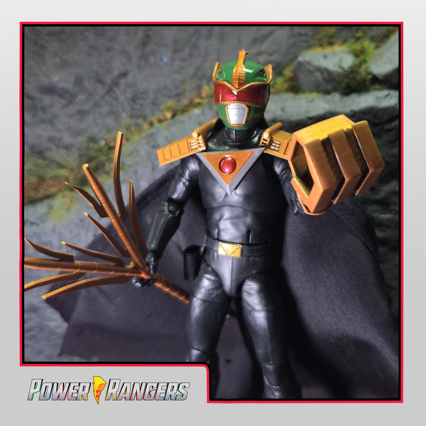 Power Rangers Serpentera Ranger Conversion Kit | 1/12 Lightning Collection Accessories | 3D Printed