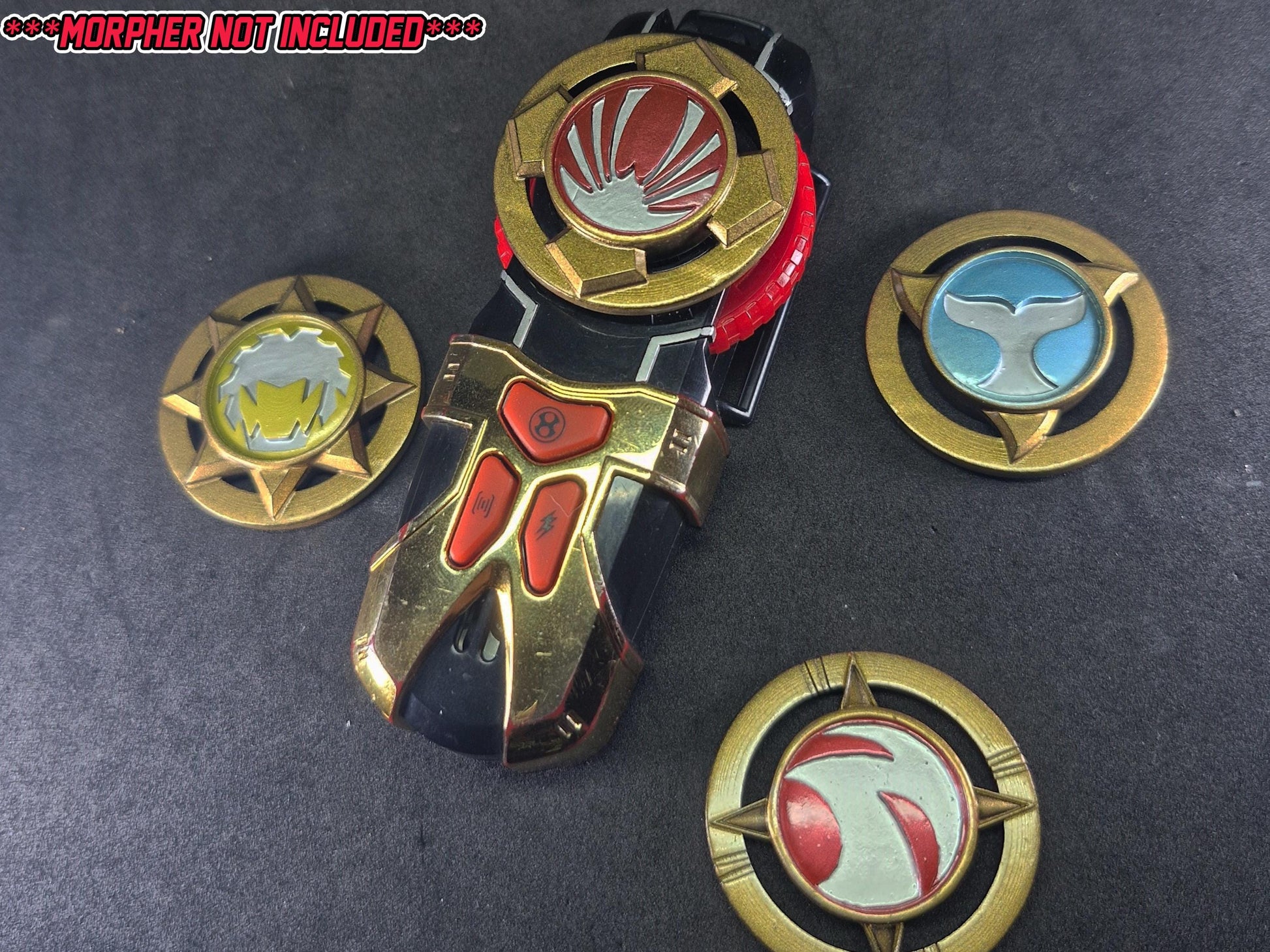 Power Rangers Ninja Storm / Hurricaneger - Power Discs / Shinobi Medals | Replacement Part | 3D Printed & Painted