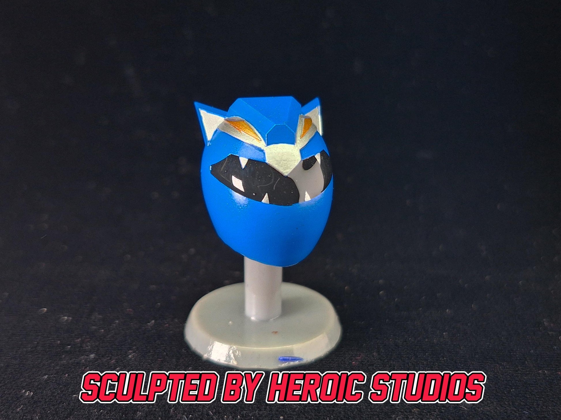 Ninjetti Wolf Helmet | Lightning Collection Custom | Power Rangers | 3D Printed | Created by Heroic Studios