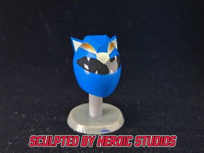 Ninjetti Wolf Helmet | Lightning Collection Custom | Power Rangers | 3D Printed | Created by Heroic Studios