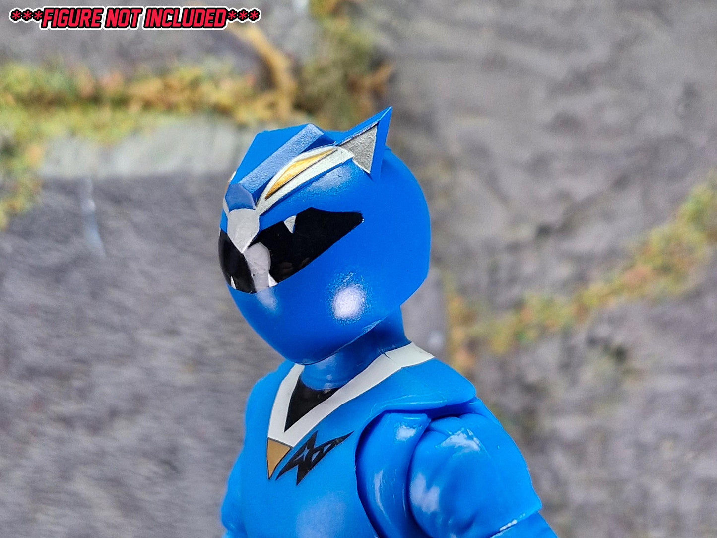 Ninjetti Wolf Helmet | Lightning Collection Custom | Power Rangers | 3D Printed | Created by Heroic Studios