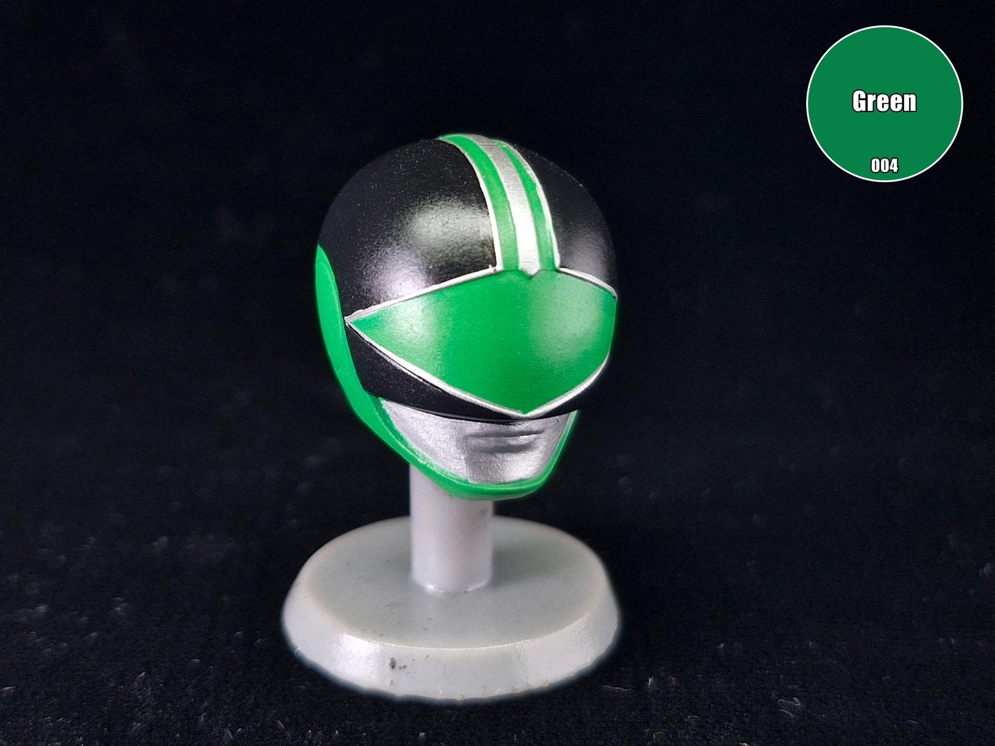 Green Time Force Ranger Helmet | Lightning Collection Accesory | 3D Printed