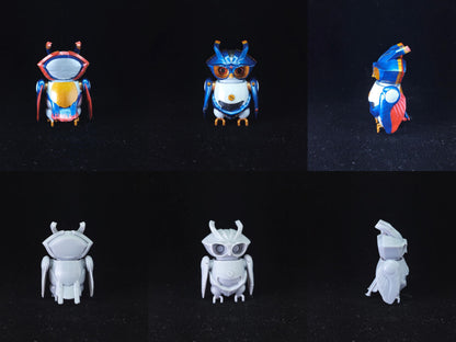 Power Rangers Time Force - Circuit / Timeranger - Navigator Robo Tac | 1/12 Accesory | 3D Printed