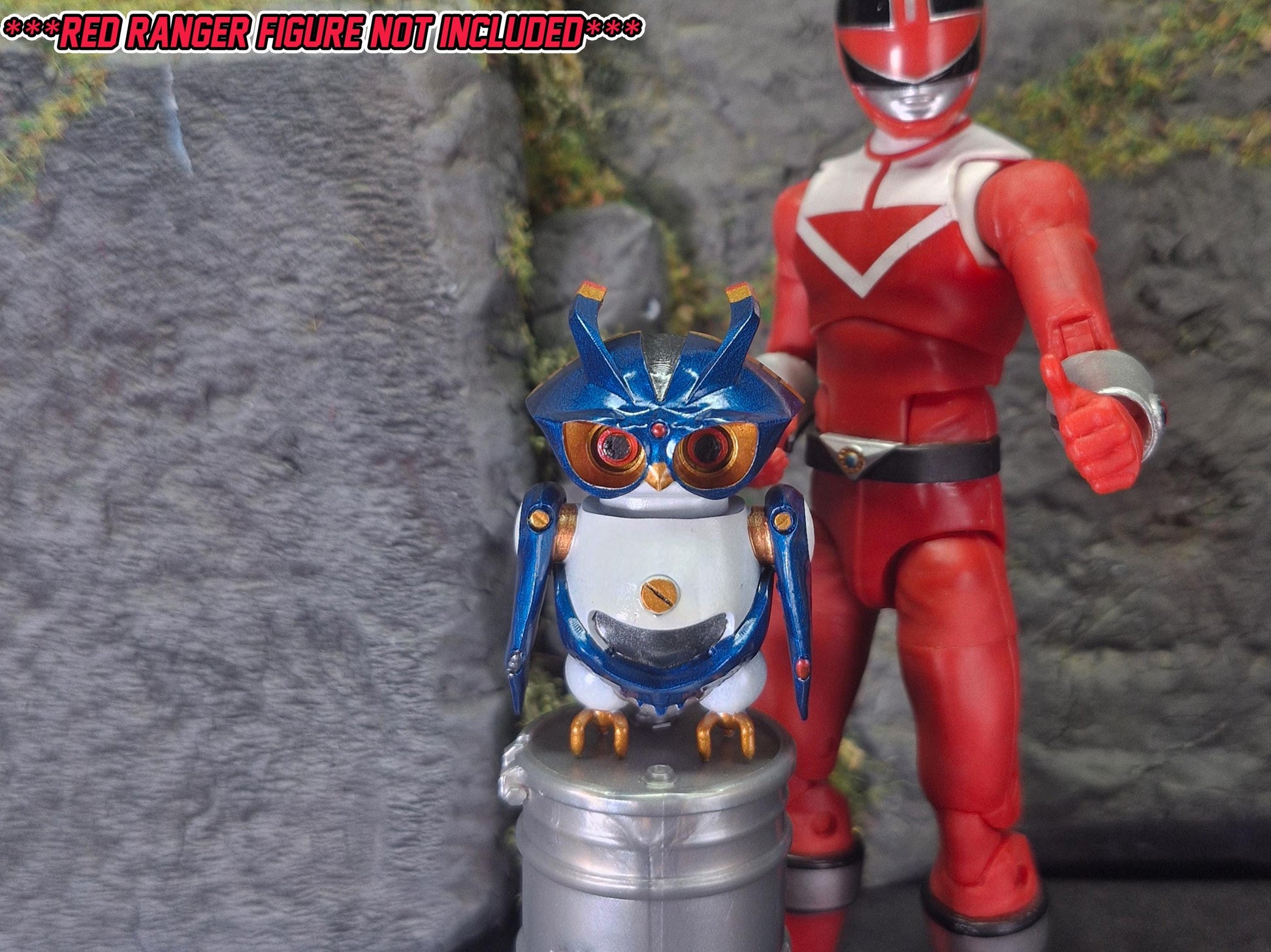 Power Rangers Time Force - Circuit / Timeranger - Navigator Robo Tac | 1/12 Accesory | 3D Printed