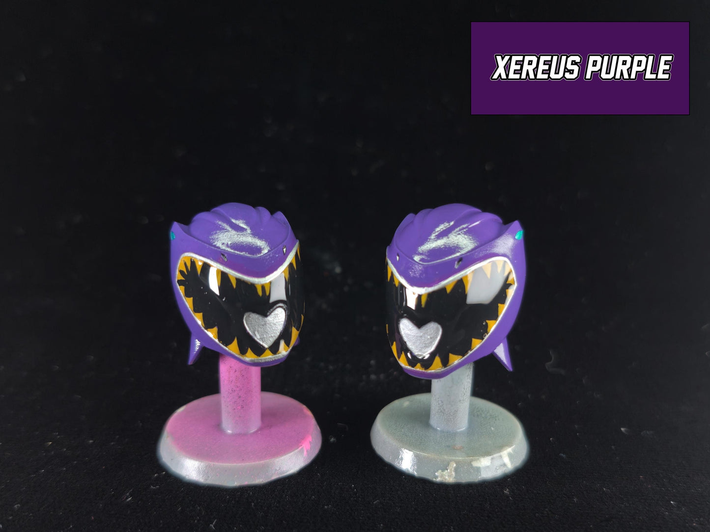 Purple Dino Charge Ranger Helmet | Lightning Collection Accessory | 3D Printed