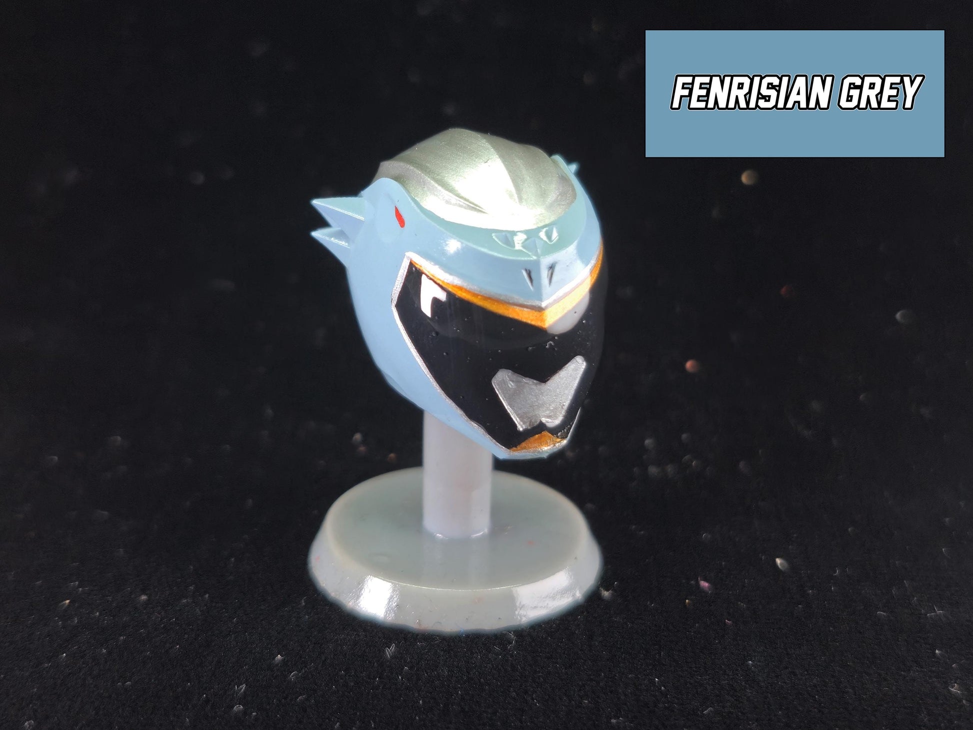 Graphite Dino Charge Ranger Helmet | Lightning Collection Accessory | 3D Printed