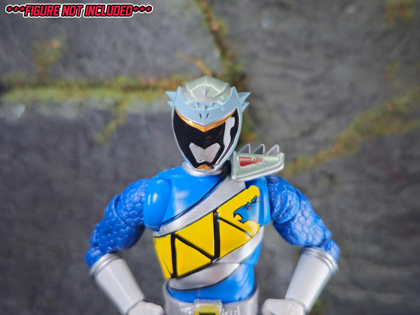 Graphite Dino Charge Ranger Helmet | Lightning Collection Accessory | 3D Printed