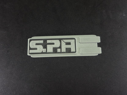 3D Printed Power Rangers S.P.D Designation Badge | Display Prop