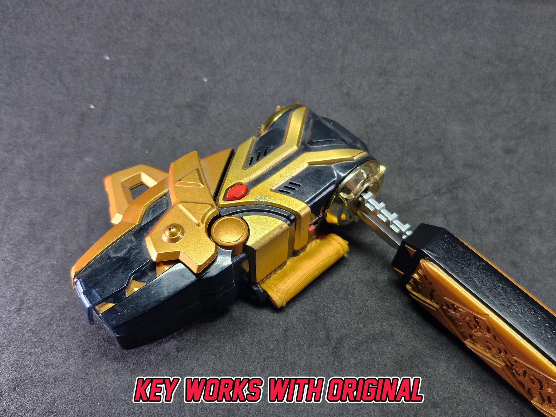 3D Printed & Painted Power Rangers Dino Thunder - Brachio Morpher / Abaranger - Dino Commander | Display Prop