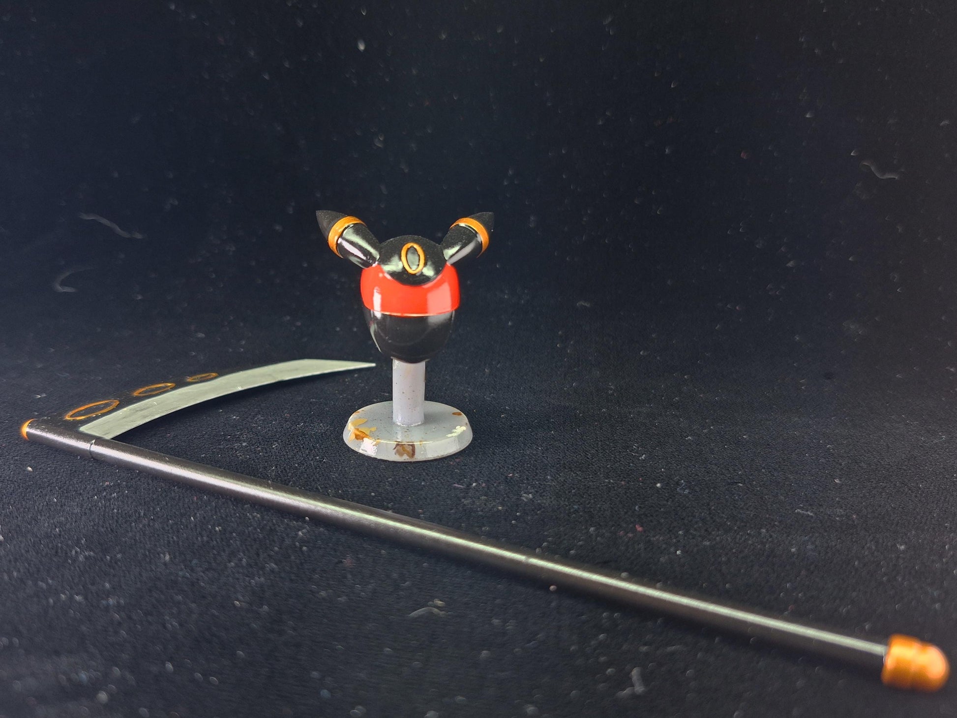 Tokunation Umbreon Ranger Helmet & Weapon | Lightning Collection Custom | Power Rangers | 3D Printed | Created by Heroic Studios