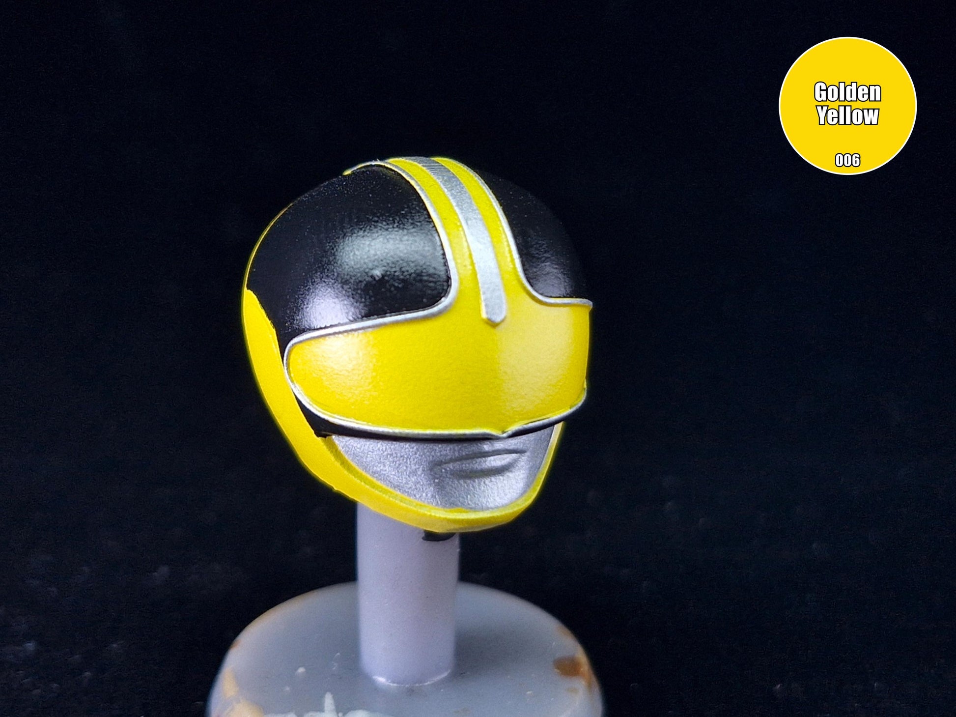 Yellow Time Force Ranger Helmet | Lightning Collection Accesory | 3D Printed