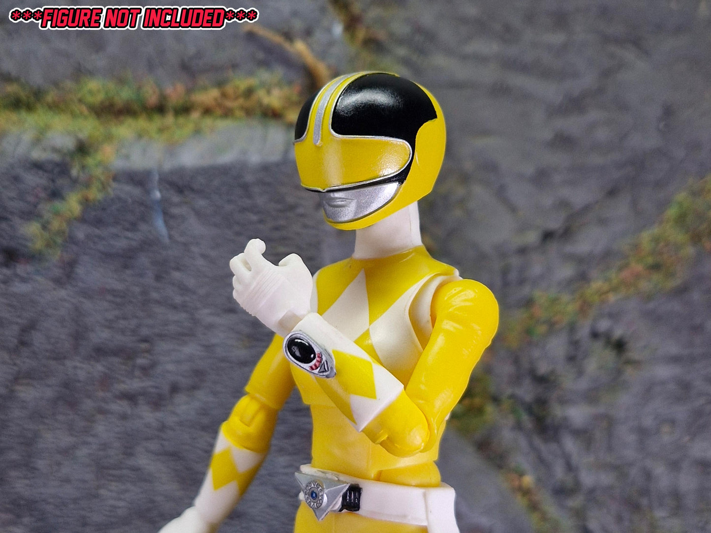 Yellow Time Force Ranger Helmet | Lightning Collection Accesory | 3D Printed