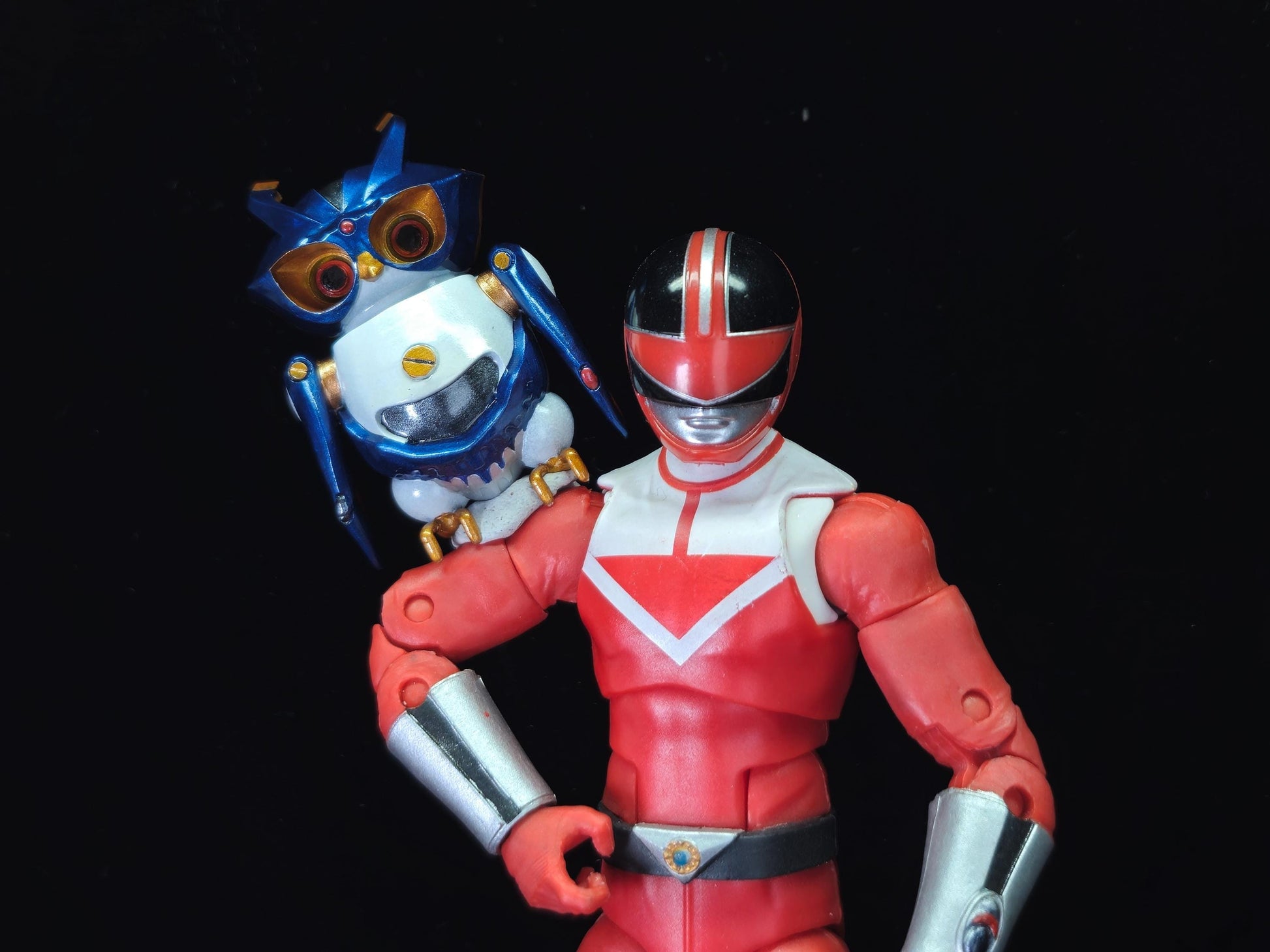 Power Rangers Time Force - Circuit / Timeranger - Navigator Robo Tac | 1/12 Accesory | 3D Printed