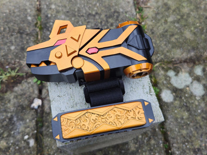 3D Printed & Painted Power Rangers Dino Thunder - Brachio Morpher / Abaranger - Dino Commander | Display Prop