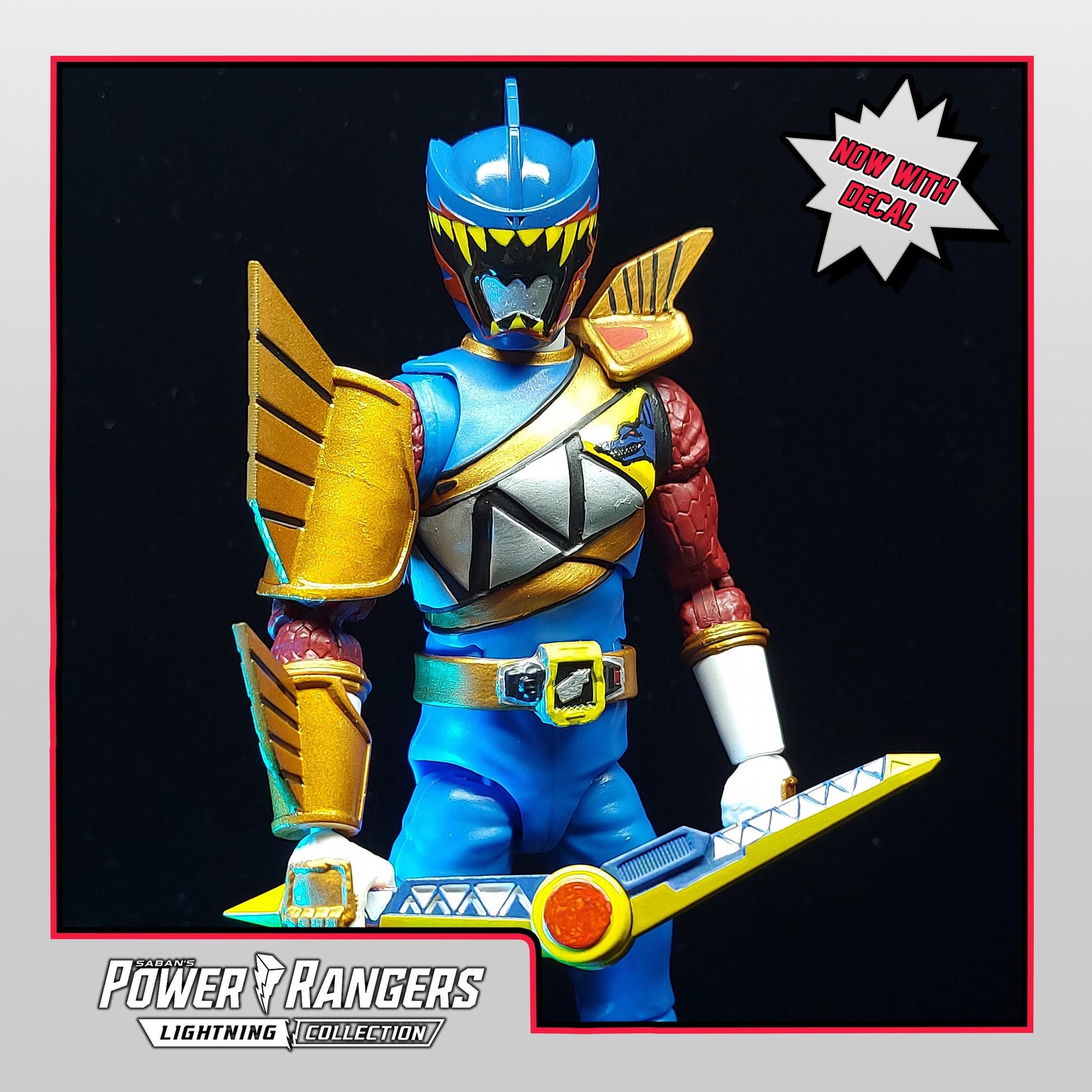 Power Rangers Dino Charge Dark Ranger | Talon Ranger Conversion Kit | Lightning Collection Accessories
