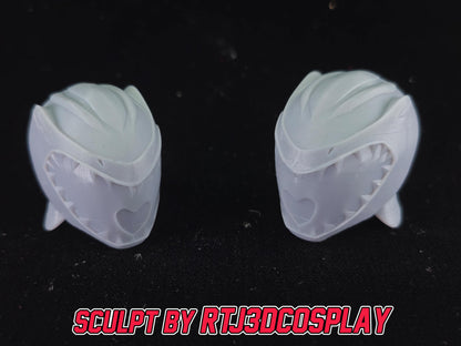 Purple Dino Charge Ranger Helmet | Lightning Collection Accessory | 3D Printed