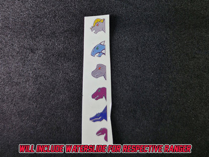 Purple Dino Charge Ranger Helmet | Lightning Collection Accessory | 3D Printed