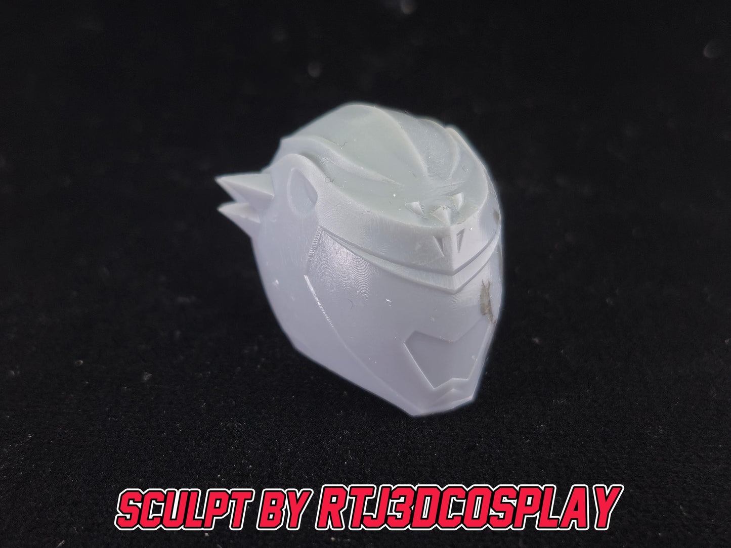 Graphite Dino Charge Ranger Helmet | Lightning Collection Accessory | 3D Printed