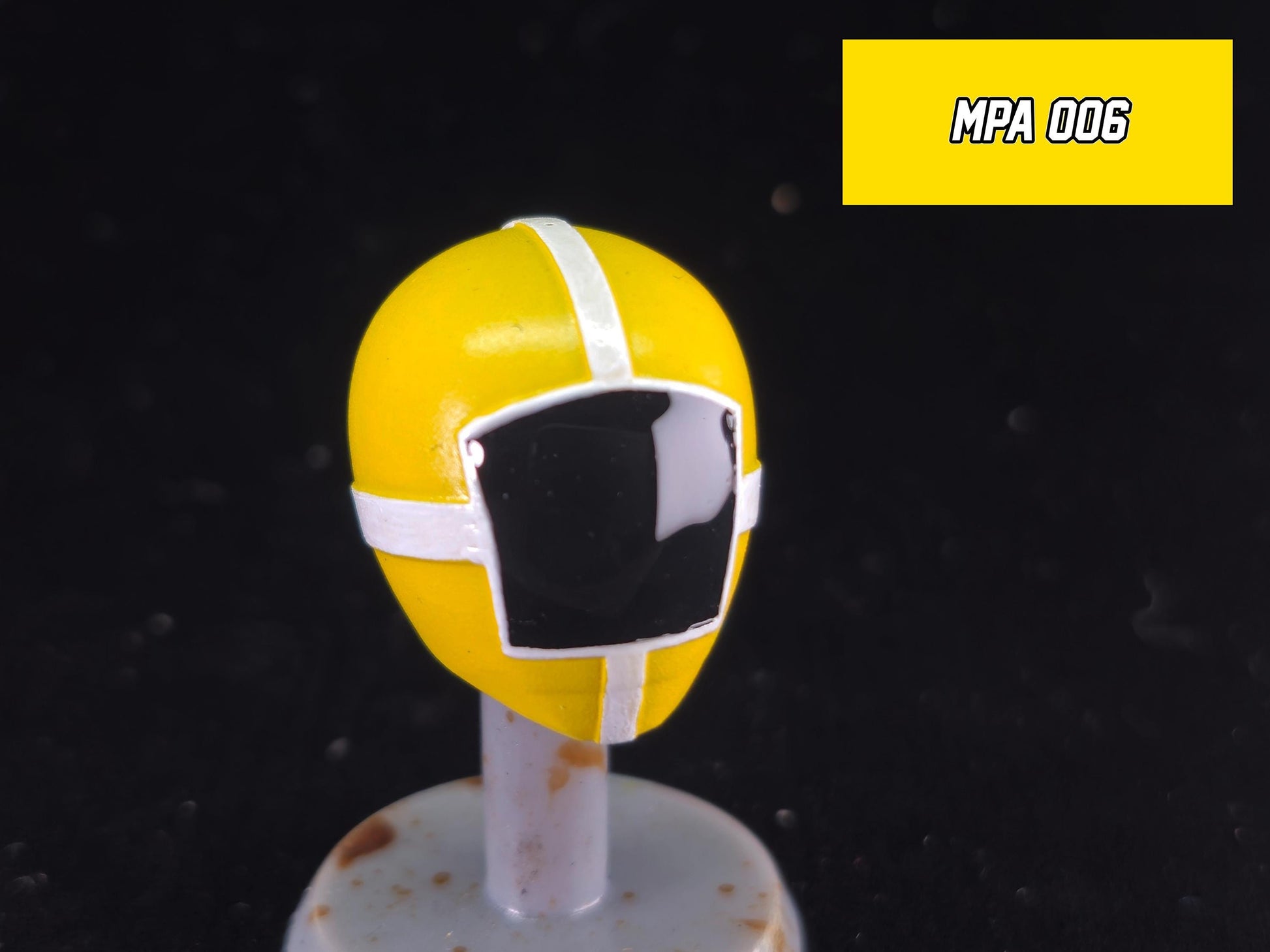 Yellow Lightspeed Rescue Ranger Helmet | Lightning Collection Accessory | 3D Printed