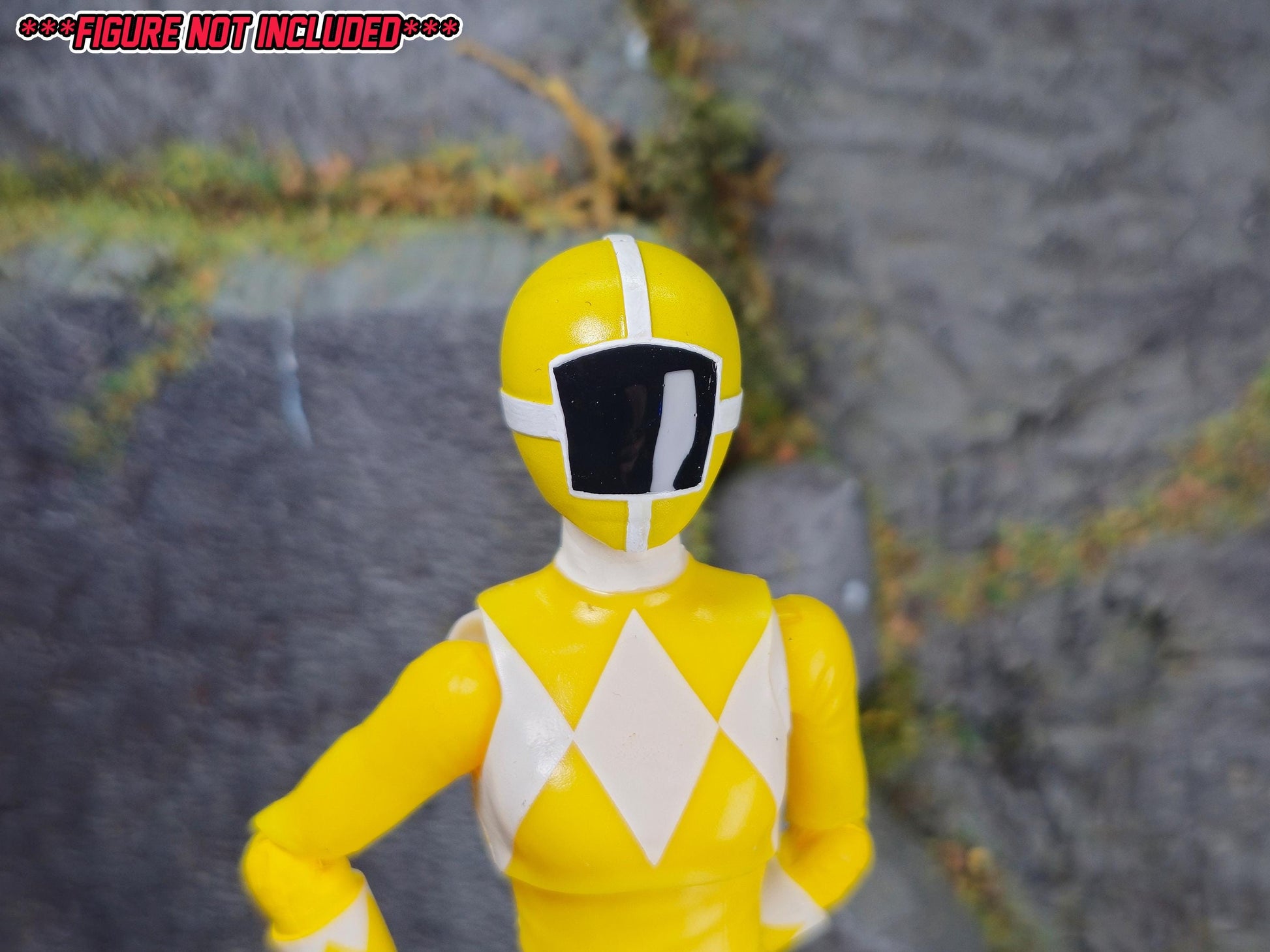 Yellow Lightspeed Rescue Ranger Helmet | Lightning Collection Accessory | 3D Printed
