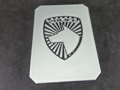 3D Printed Power Rangers S.P.D Containment Card | Display Prop