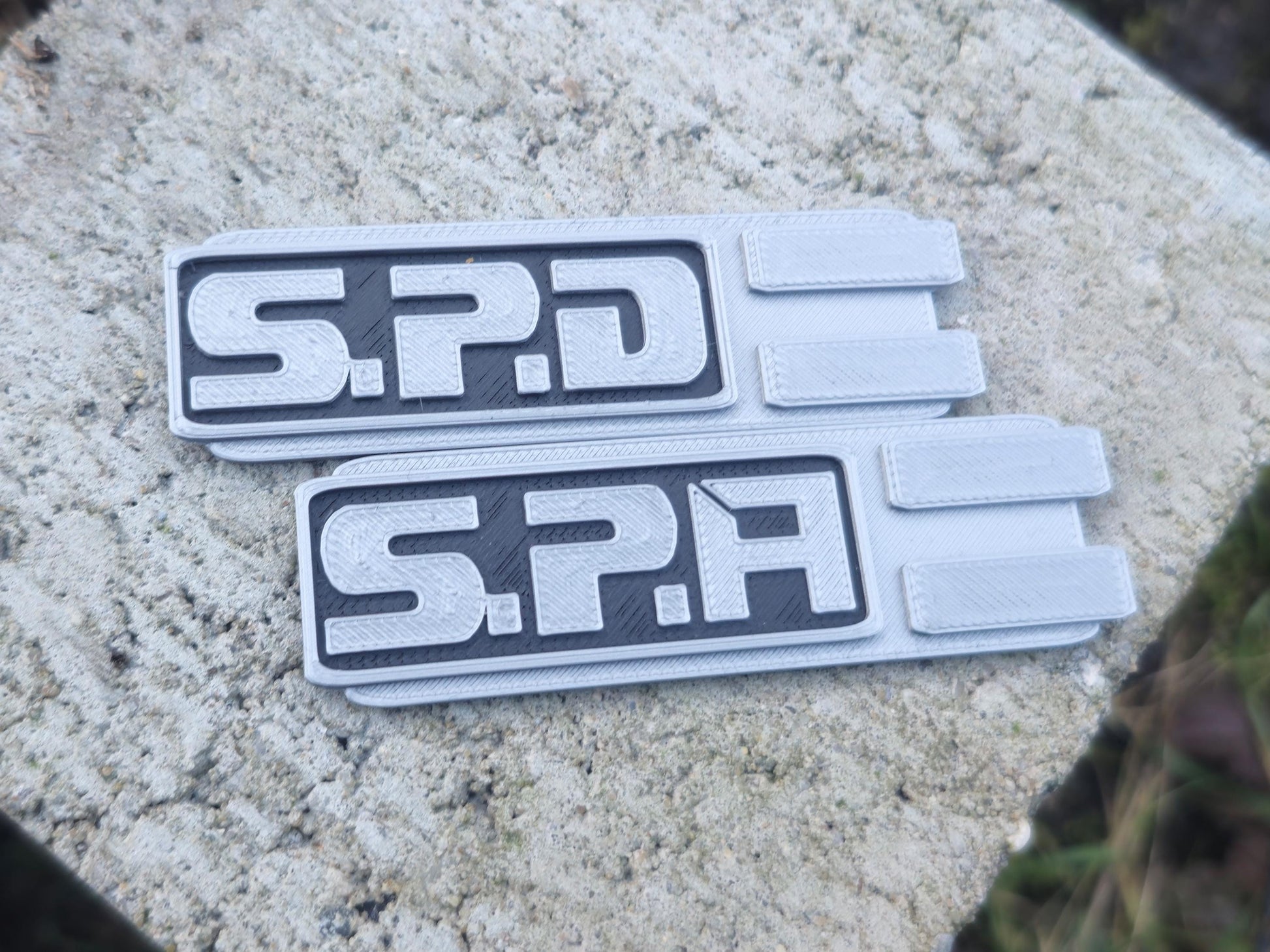 3D Printed Power Rangers S.P.D Designation Badge | Display Prop
