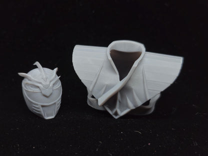 Lord Drakkon Evo 1 Helmet and Shield | Lightning Collection 1:12 Accesory | 3D Printed