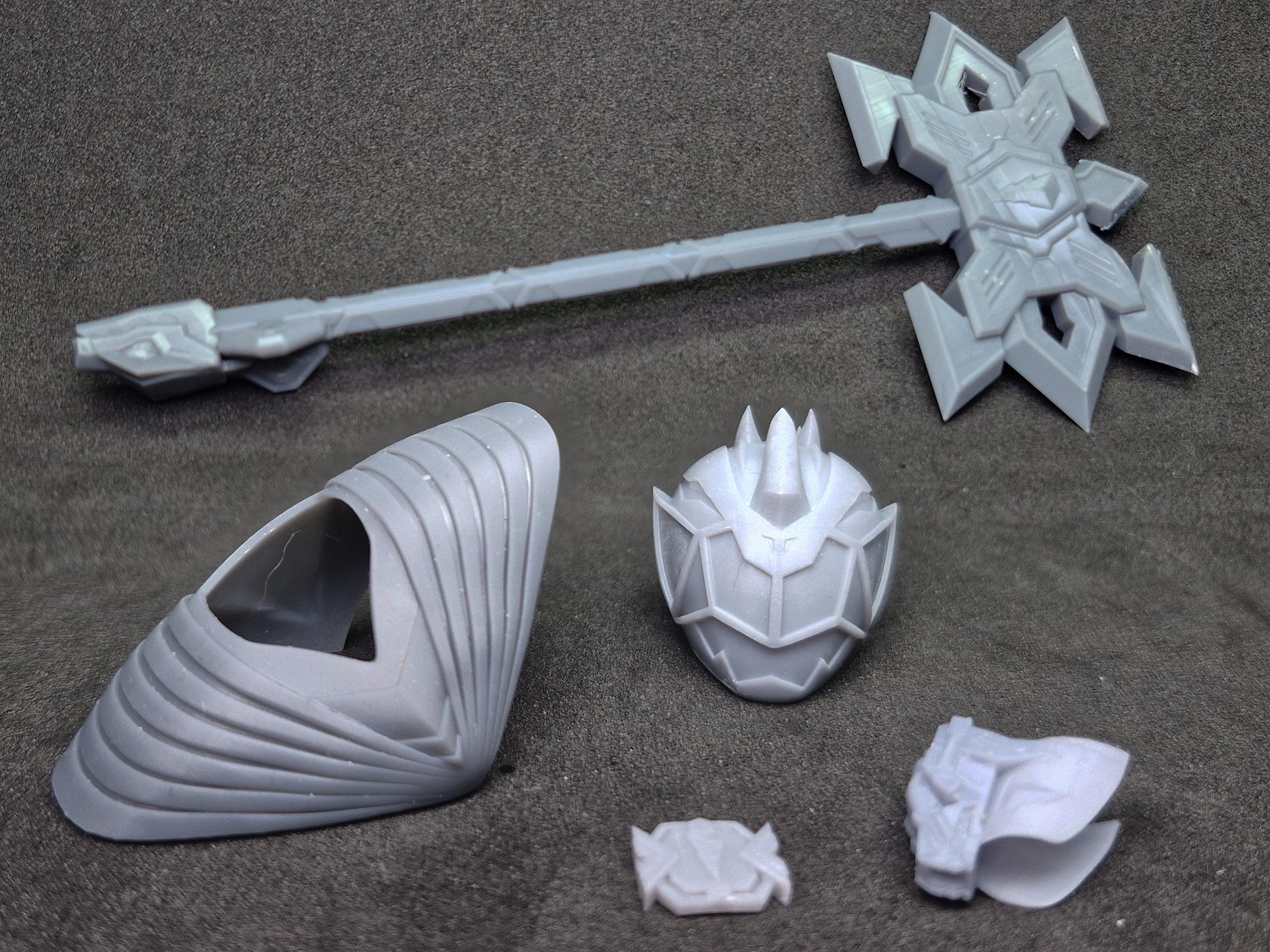 Power Rangers Cosmic Fury - Black Ranger Conversion Kit | Lightning Collection Accessories