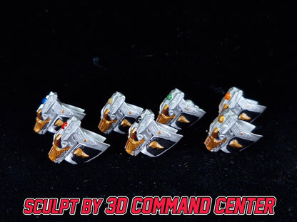 Power Rangers Cosmic Fury - Orange Ranger Conversion Kit | Lightning Collection Accessories