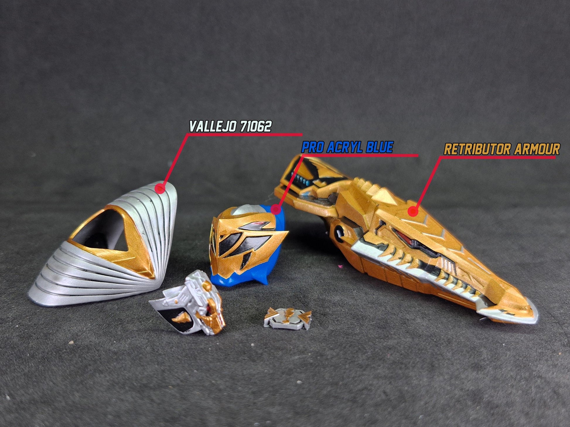 Power Rangers Cosmic Fury - Gold Ranger Conversion Kit | Lightning Collection Accessories