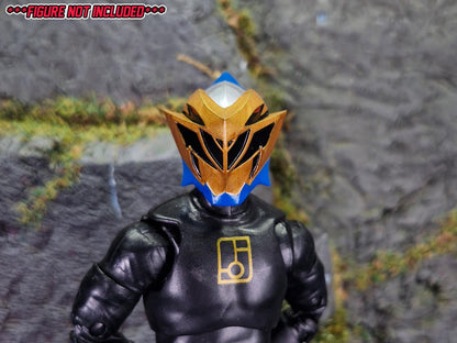 Gold Dino Fury Ranger Helmet | Lightning Collection Accessory | 3D Printed