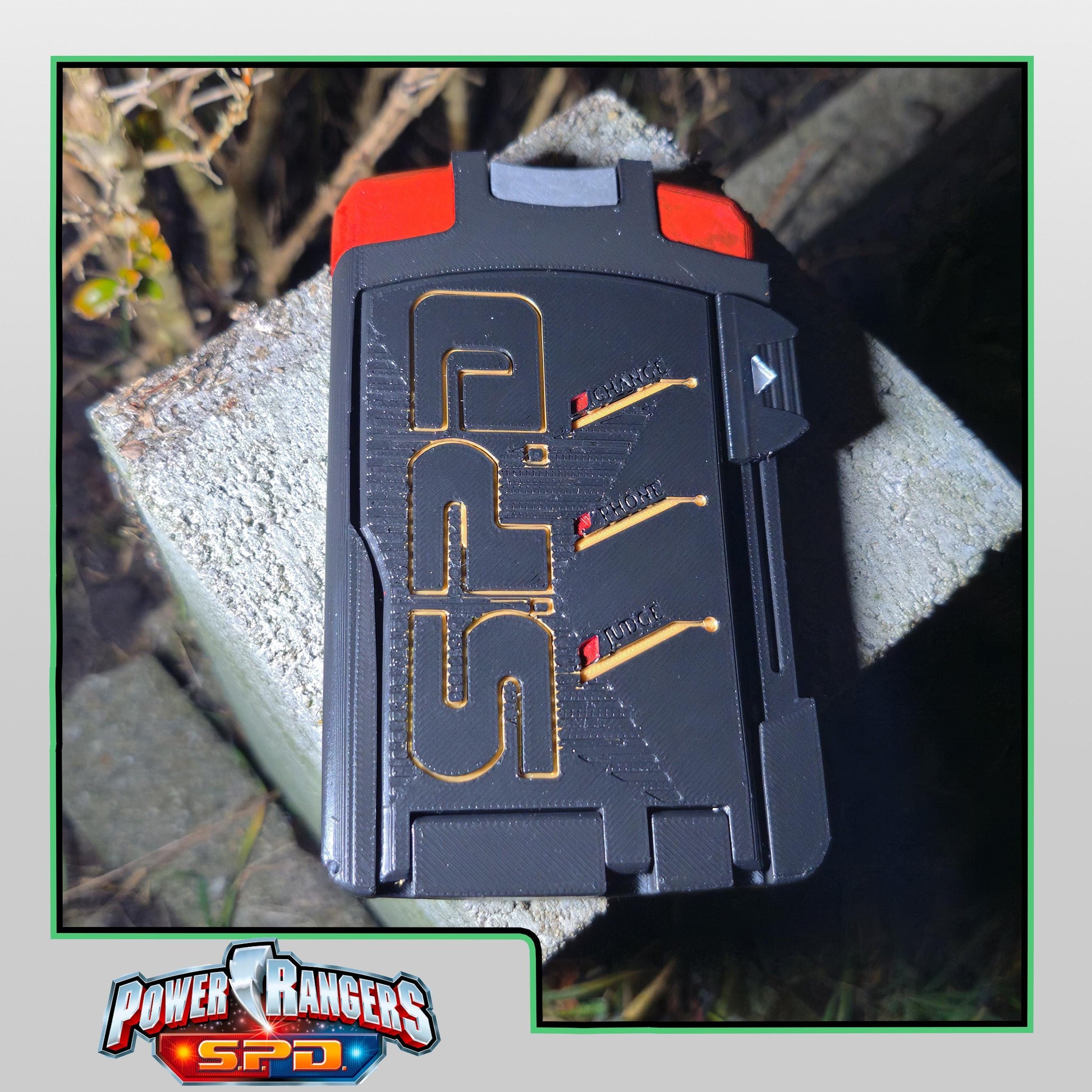 3D Printed Power Rangers S.P.D Patrol Morpher / Dekaranger Master License | Display Prop