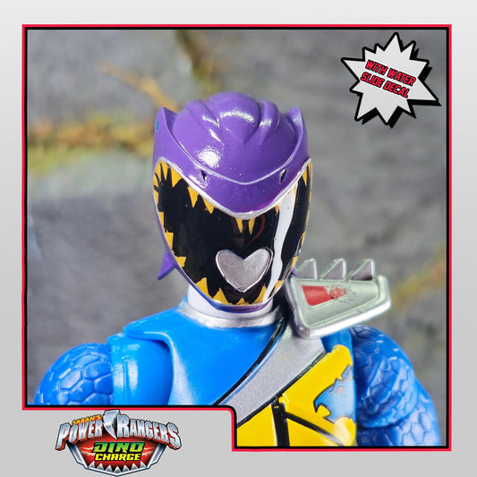 Purple Dino Charge Ranger Helmet | Lightning Collection Accessory | 3D Printed