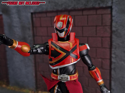 Power Rangers - Deka Ranger Helmet and Vest | Lightning Collection 1:12 Accesory | 3D Printed