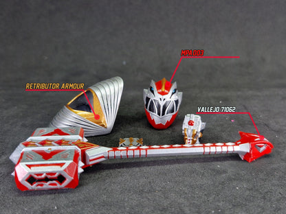 Power Rangers Cosmic Fury - Red Ranger Conversion Kit | Lightning Collection Accessories