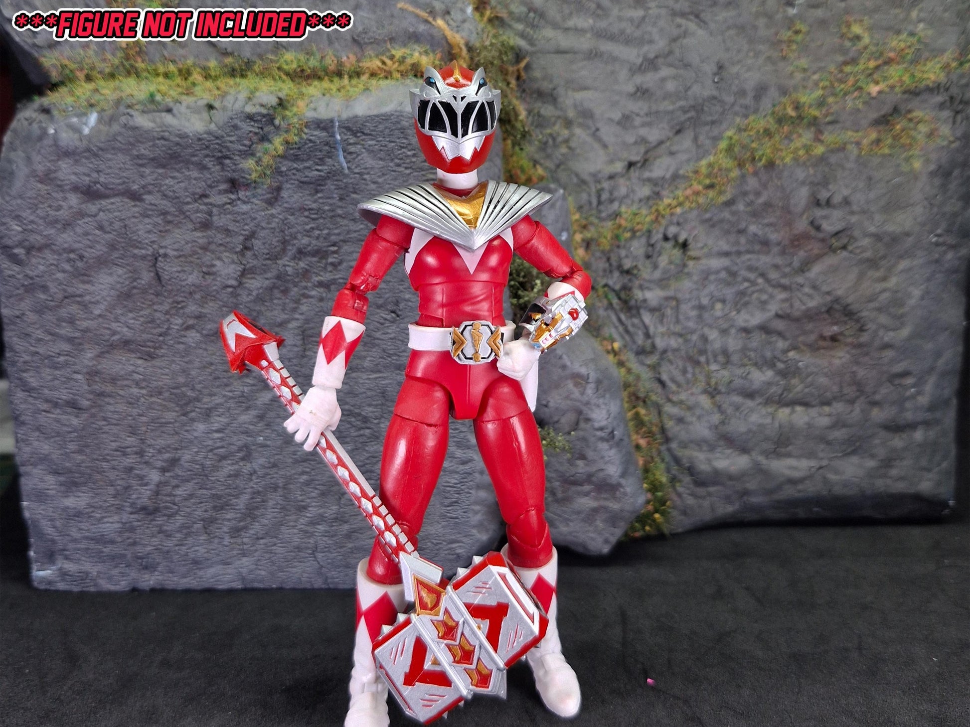 Power Rangers Cosmic Fury - Red Ranger Conversion Kit | Lightning Collection Accessories