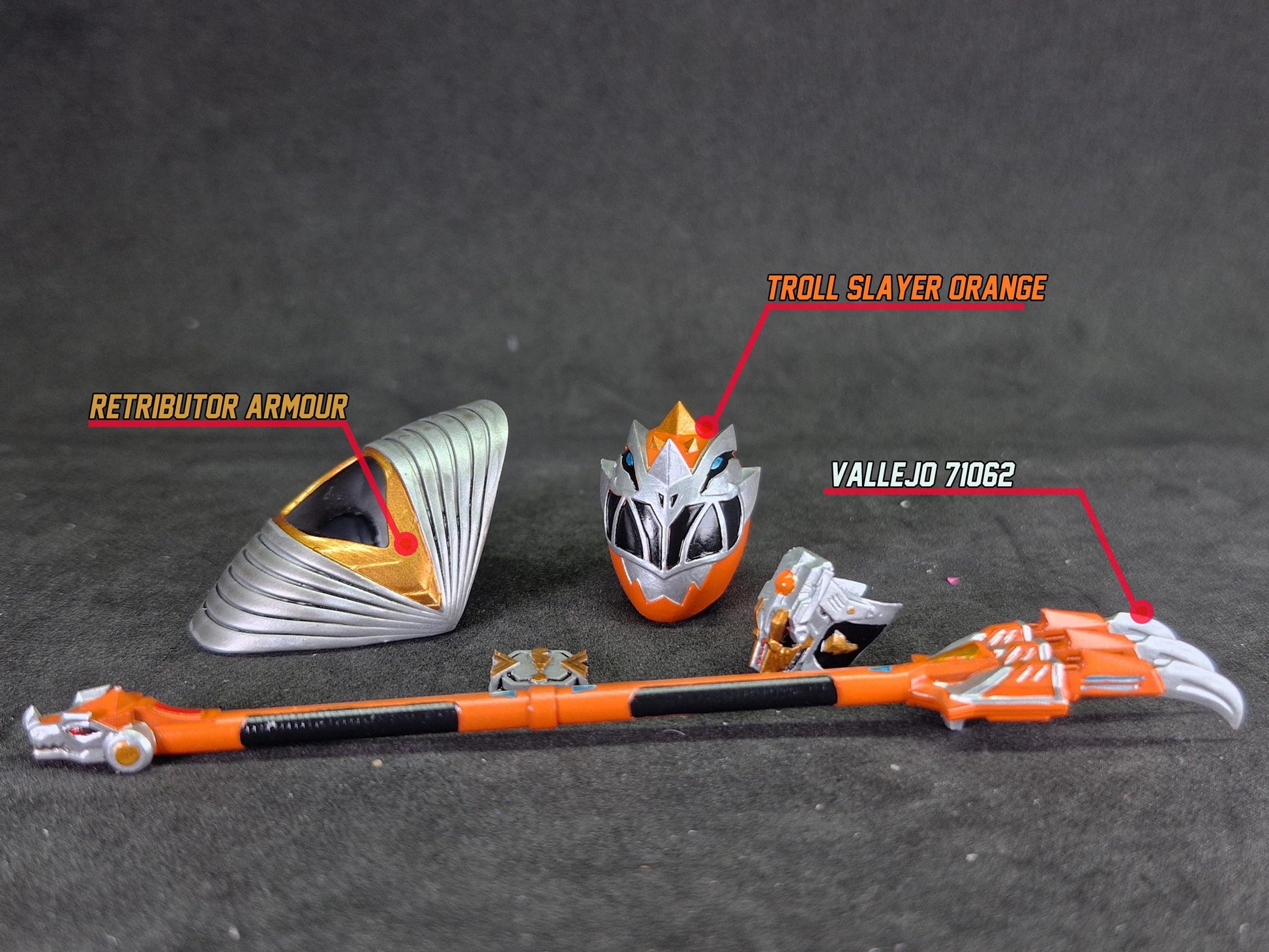 Power Rangers Cosmic Fury - Orange Ranger Conversion Kit | Lightning Collection Accessories