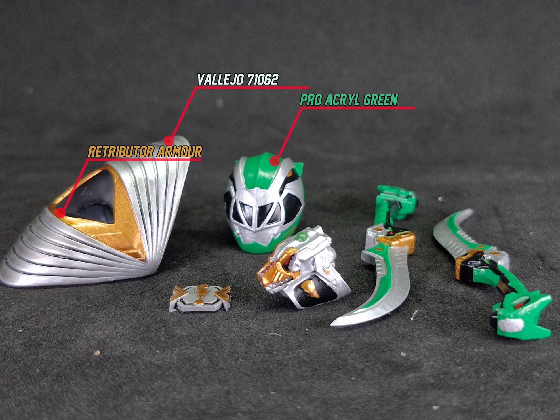 Power Rangers Cosmic Fury - Green Ranger Conversion Kit | Lightning Collection Accessories
