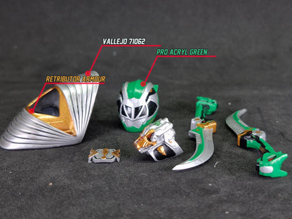 Power Rangers Cosmic Fury - Green Ranger Conversion Kit | Lightning Collection Accessories