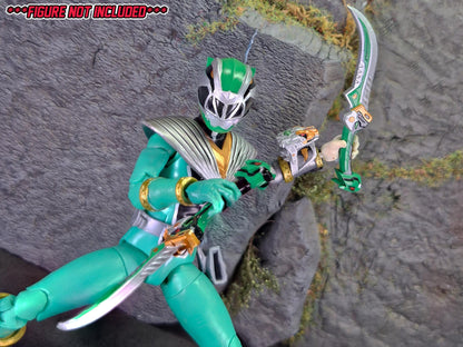 Power Rangers Cosmic Fury - Green Ranger Conversion Kit | Lightning Collection Accessories