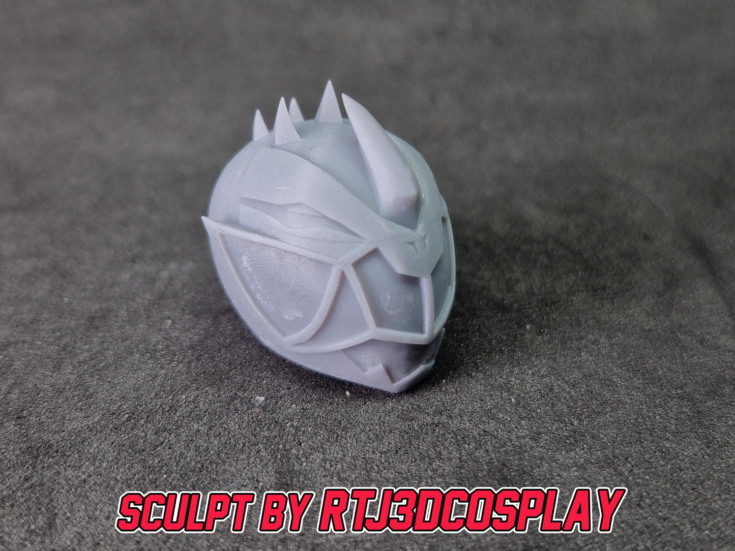 Black Dino Fury Ranger Helmet | Lightning Collection Accessory | 3D Printed