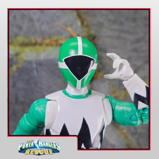 Green Lightspeed Rescue Ranger Helmet | Lightning Collection Accessory | 3D Printed