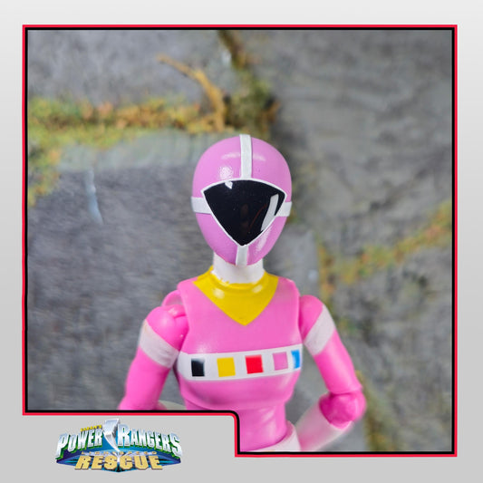 Pink Lightspeed Rescue Ranger Helmet | Lightning Collection Accessory | 3D Printed