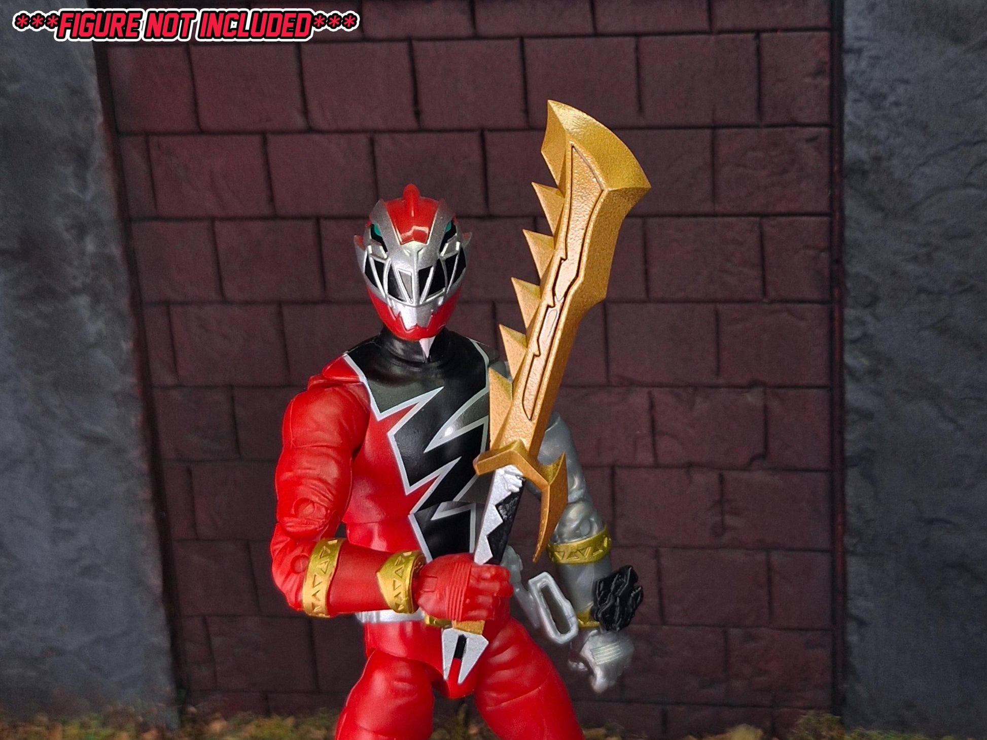 Power Rangers Dino Fury - Mega Fury Saber | Lightning Collection | 1/12 Accessory