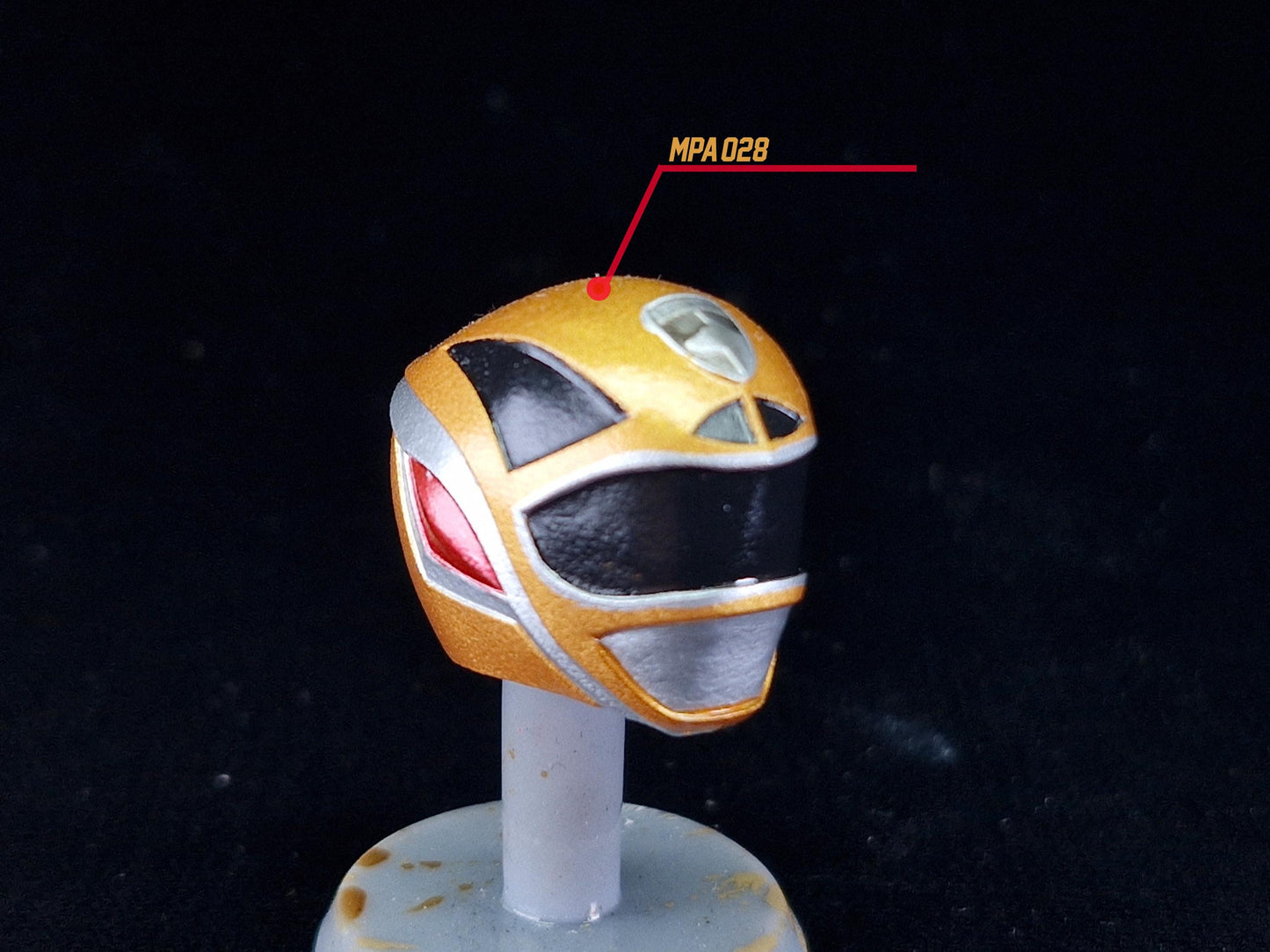 Power Rangers S.P.D. | Lightning Collection - Gold Ranger Helmet | 1/12 Scale Accessories