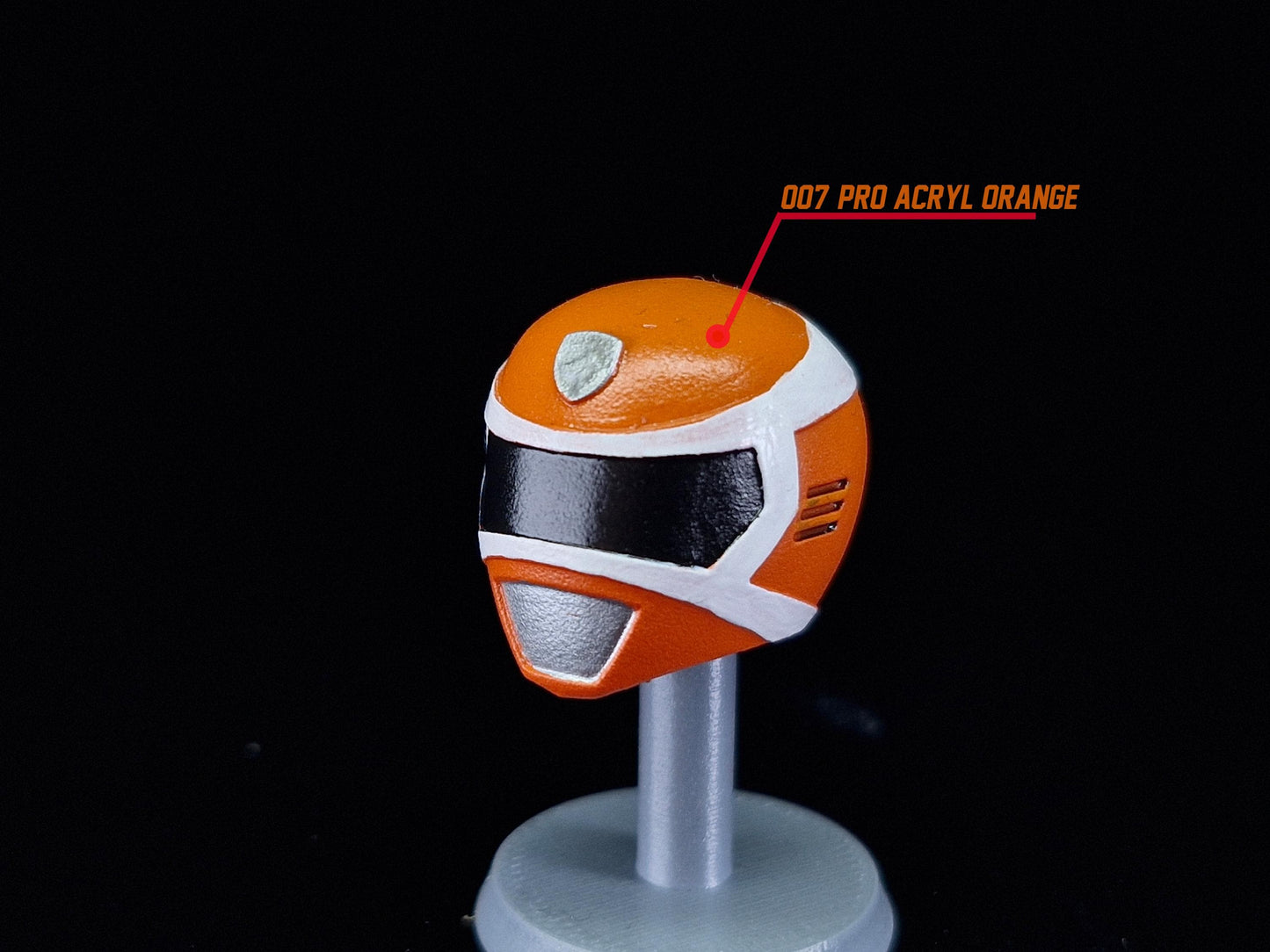 Power Rangers S.P.D. | Lightning Collection - S.P.D. Orange Ranger Helmet | 1/12 Scale Accessories