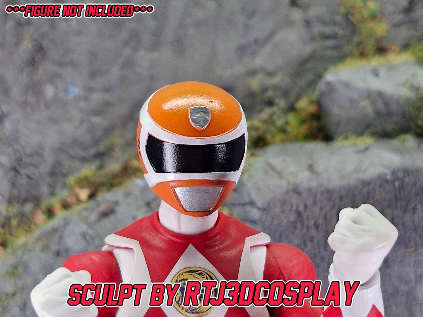 Power Rangers S.P.D. | Lightning Collection - S.P.D. Orange Ranger Helmet | 1/12 Scale Accessories